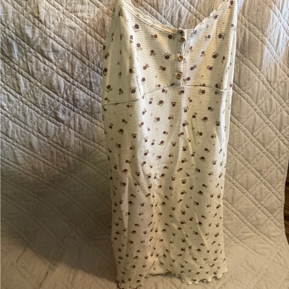 Floral Button-Down Mini Dress